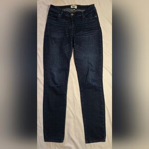 Paige Dark Wash Skinny Jeans Size 28 | Premium Denim | Classic Stretch Fit